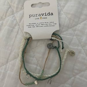 Pura Vida bracelet set NWT